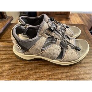 Ecco Offroad Toggle Sandals Slate Blue Hiking Walking Travel Shoes 5 EU 36